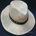 Chapeau de plomb Panama personnalisé avec ruban imprimé pour la publicité